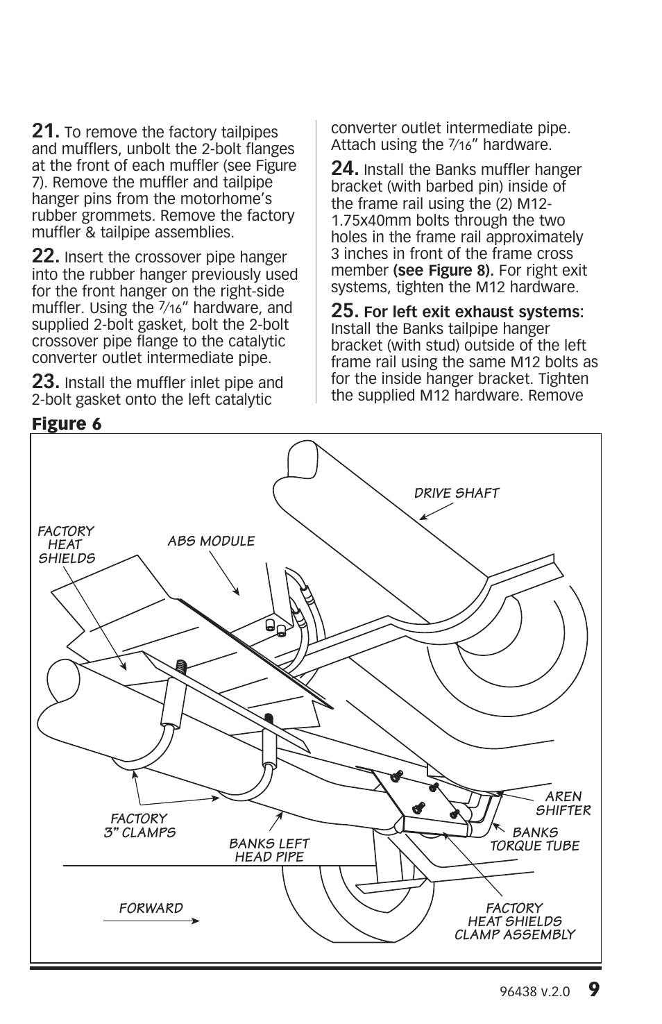 Banks Power GM Motorhomes: (Gas ’01 - 10 8.1L Workhorse) PowerPack & Stinger systems '05 & Later Class-A MH, W-24 chassis User Manual | Page 9 / 14