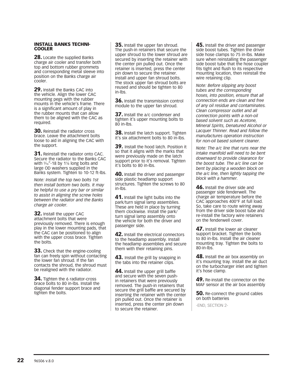 Banks Power Chevy_GMC Trucks: Duramax LLY-LBZ (Diesel ’06 - 07 6.6L) Power Systems- PowerPack & Stinger Systems w Economind (LLY & LBZ) '06-07 (PDA) Compatible w_ Optional PowerPDA User Manual | Page 22 / 40