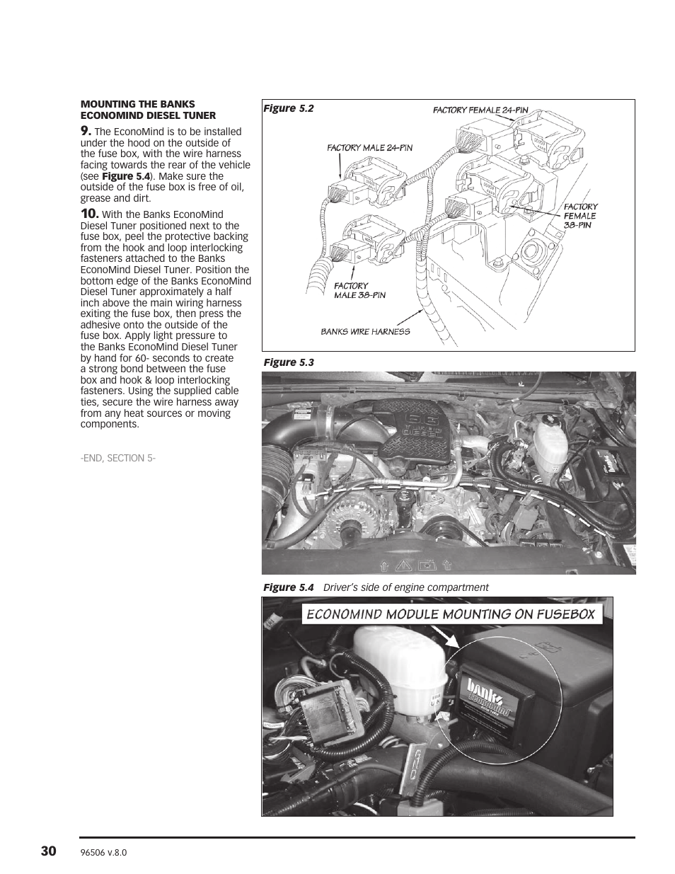 Banks Power Chevy_GMC Trucks: Duramax LLY-LBZ (Diesel ’06 - 07 6.6L) Power Systems- PowerPack & Stinger Systems w Economind (LLY & LBZ) '06-07 (PDA) Compatible w_ Optional PowerPDA User Manual | Page 30 / 40