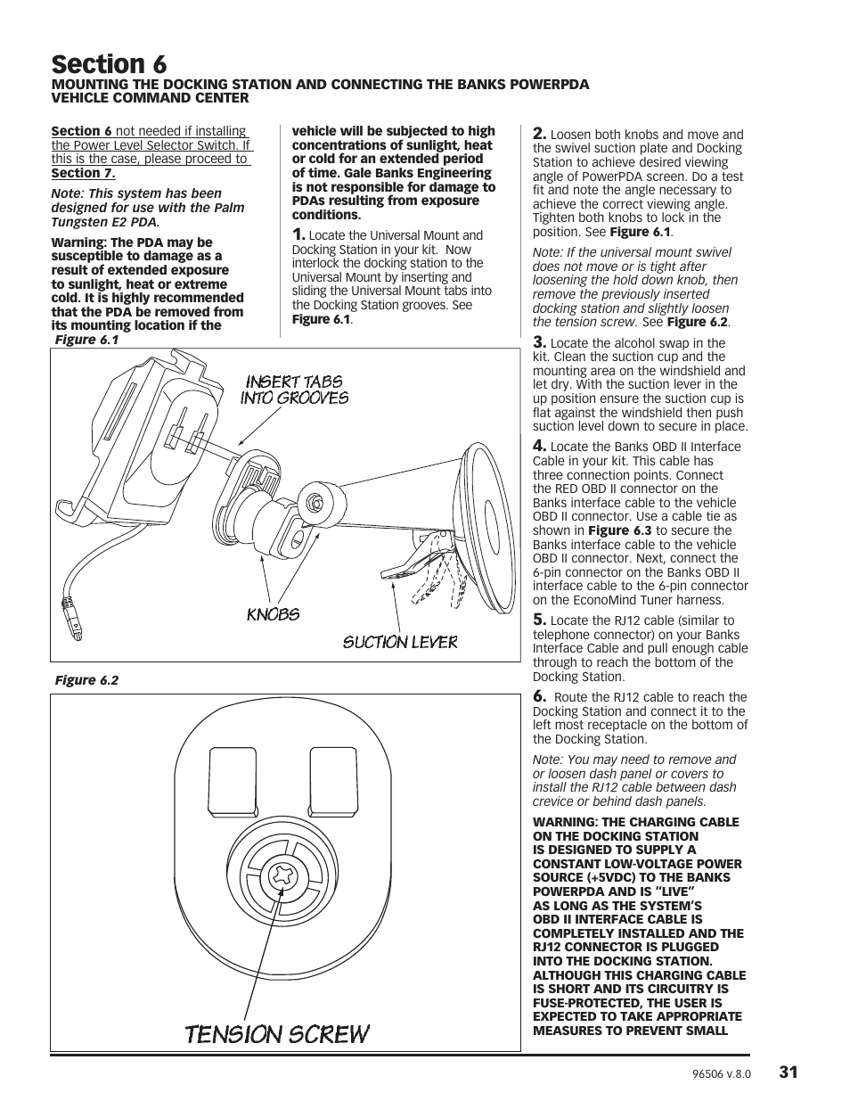 Banks Power Chevy_GMC Trucks: Duramax LLY-LBZ (Diesel ’06 - 07 6.6L) Power Systems- PowerPack & Stinger Systems w Economind (LLY & LBZ) '06-07 (PDA) Compatible w_ Optional PowerPDA User Manual | Page 31 / 40