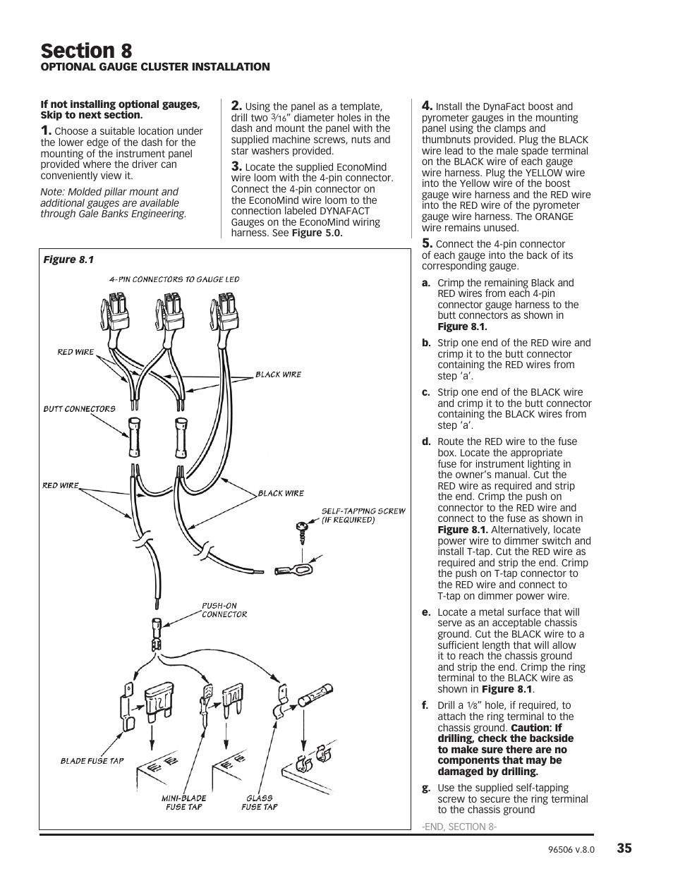 Banks Power Chevy_GMC Trucks: Duramax LLY-LBZ (Diesel ’06 - 07 6.6L) Power Systems- PowerPack & Stinger Systems w Economind (LLY & LBZ) '06-07 (PDA) Compatible w_ Optional PowerPDA User Manual | Page 35 / 40
