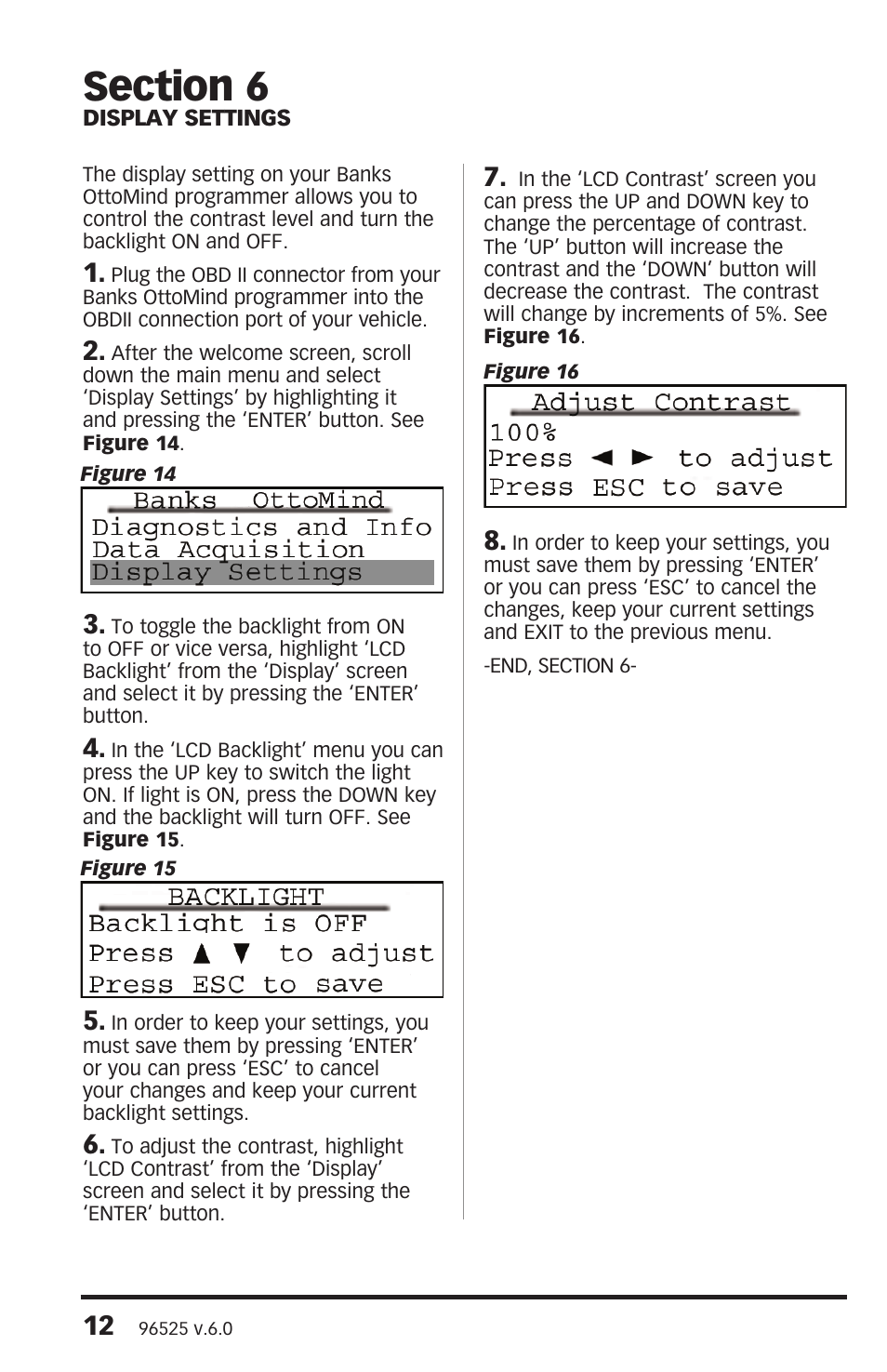Banks Power Ford Trucks: (Diesel ’08 - 10 6.4L Power Stroke) Programmer- Ottomind Programmer '08 User Manual | Page 12 / 16