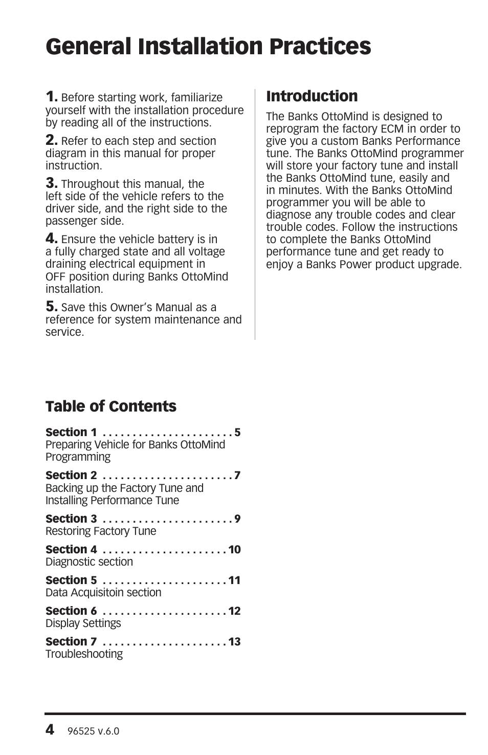 Banks Power Ford Trucks: (Diesel ’08 - 10 6.4L Power Stroke) Programmer- Ottomind Programmer '08 User Manual | Page 4 / 16
