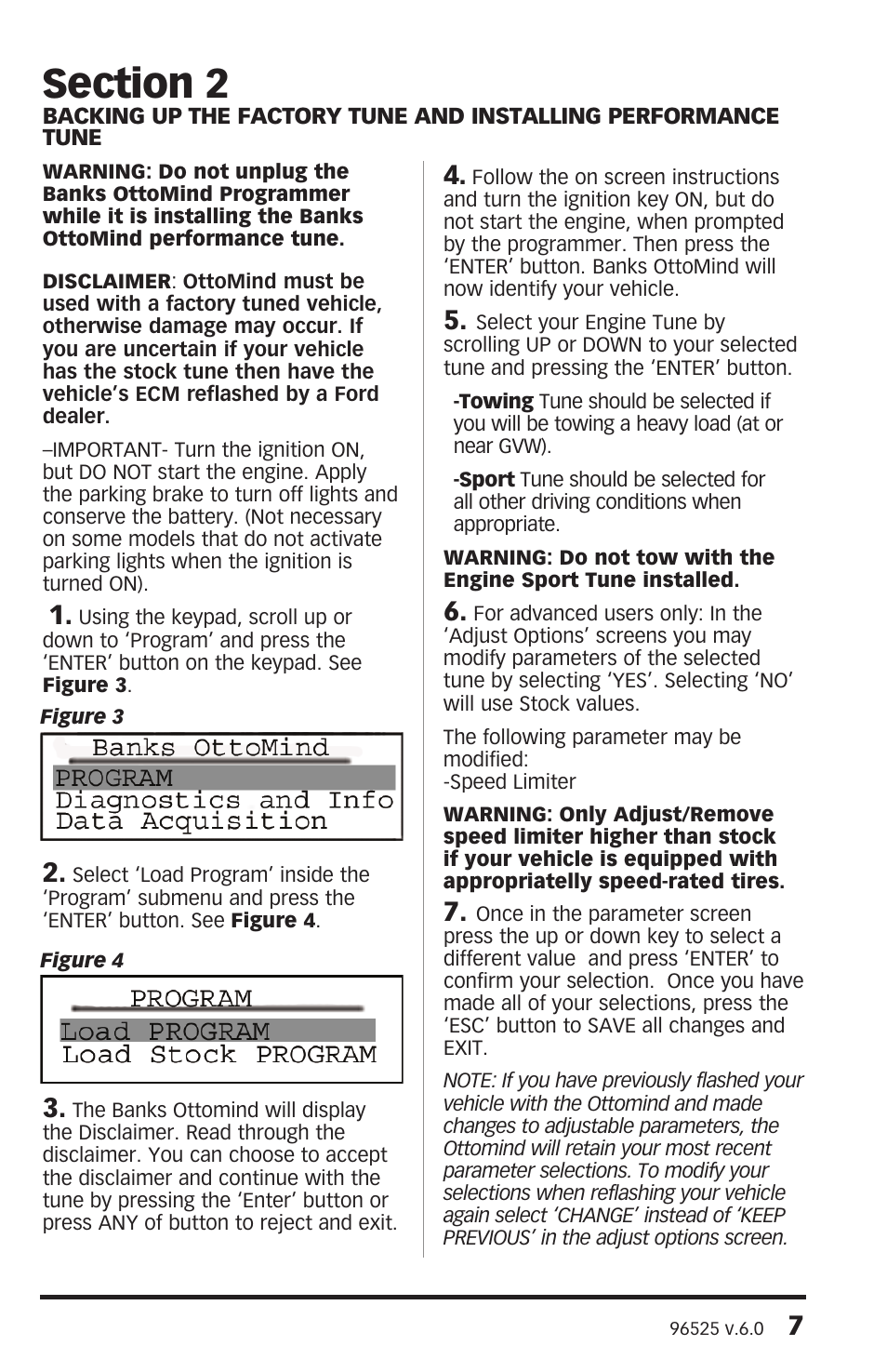 Banks Power Ford Trucks: (Diesel ’08 - 10 6.4L Power Stroke) Programmer- Ottomind Programmer '08 User Manual | Page 7 / 16