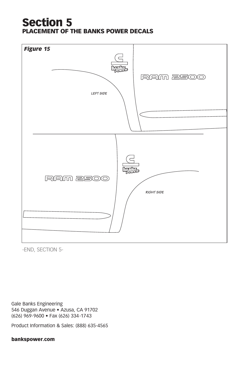 Banks Power Dodge Trucks: (Diesel ’03 - 07 5.9L Cummins) Tuner- Bullet Diesel Tuner '03-07 235, 250, 305, 325 HP Dodge 5.9L Cummins (24-valve) Trucks User Manual | Page 24 / 24