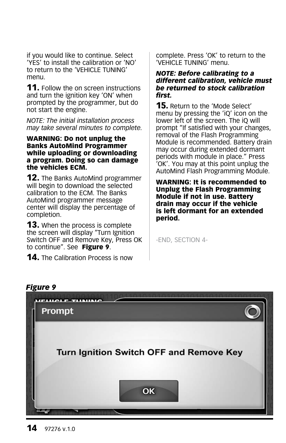 Banks Power Ford Trucks: (Gas ’99 - 11 6.8L V10; 6.2L V8) AutoMind Flash Programmer for use with Banks iQ Flash User Manual | Page 14 / 20