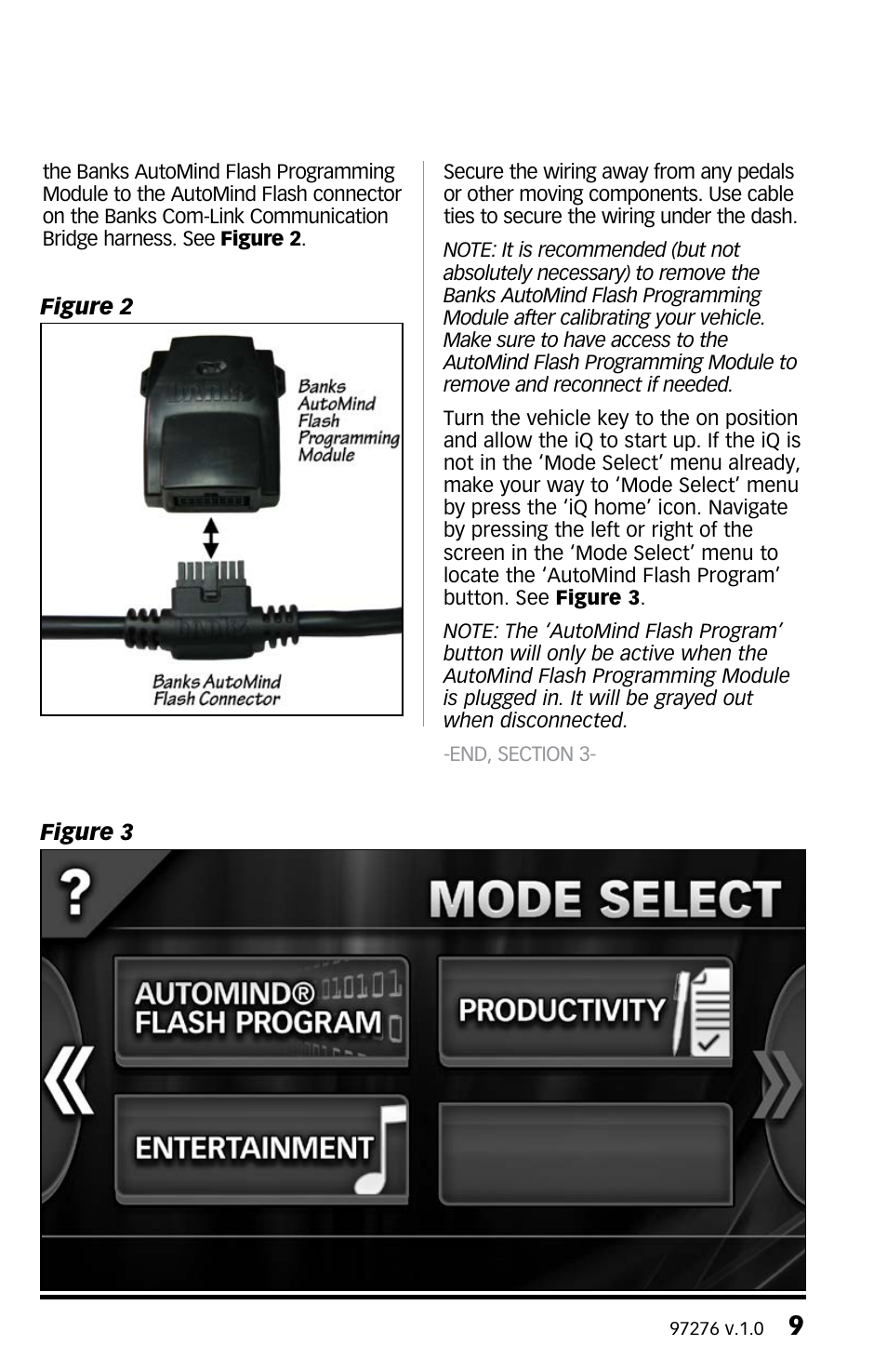 Banks Power Ford Trucks: (Gas ’99 - 11 6.8L V10; 6.2L V8) AutoMind Flash Programmer for use with Banks iQ Flash User Manual | Page 9 / 20