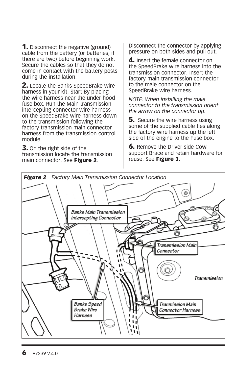 Banks Power Chevy_GMC Trucks: Duramax LLY-LBZ (Diesel ’06 - 07 6.6L) Speed Control- SpeedBrake '06-07 (iQ) For use with Banks iQ User Manual | Page 6 / 24