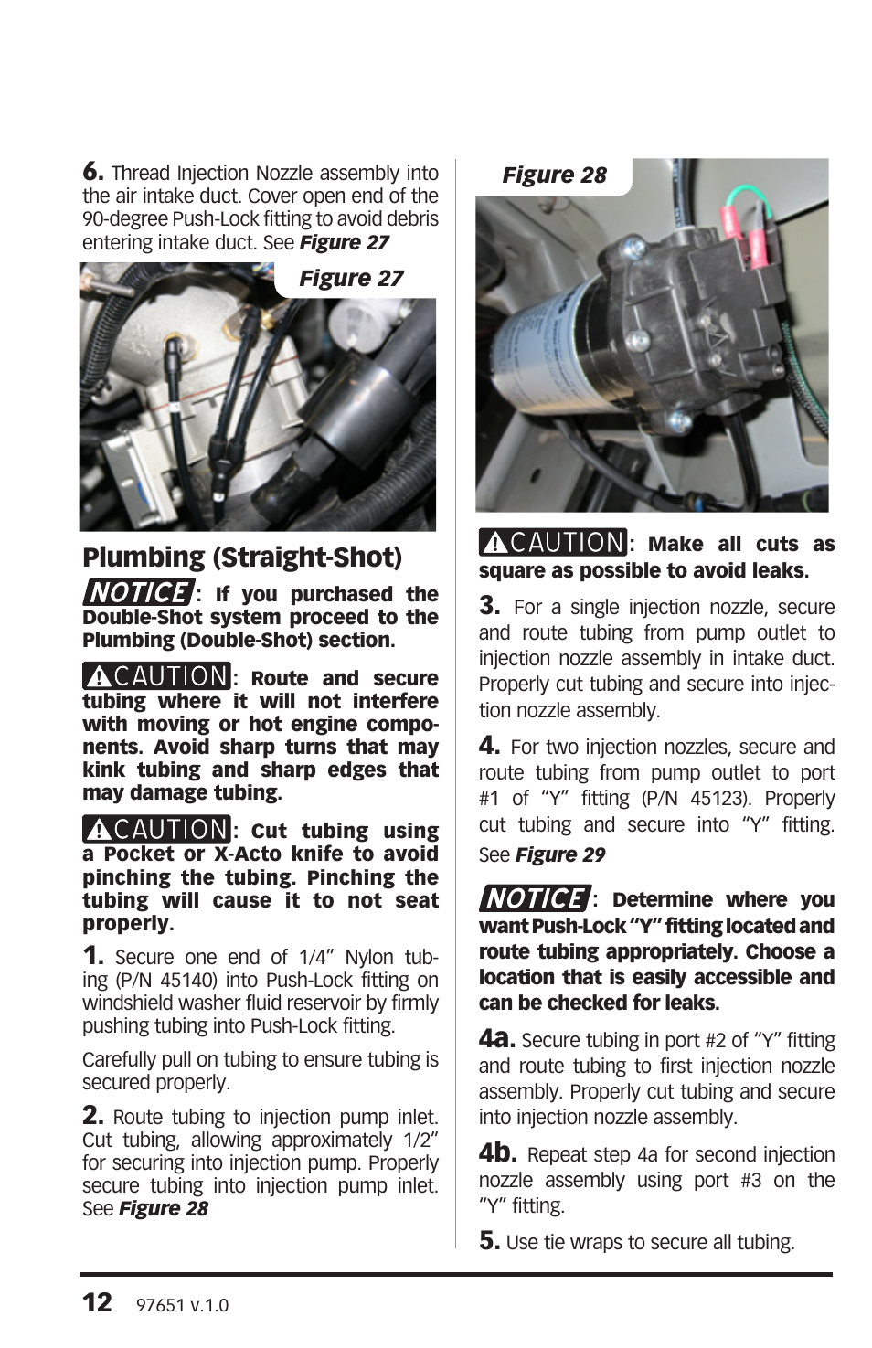 Plumbing (straight-shot) | Banks Power Universal Car & Truck: (Gas or Diesel ’50 - 14 Universal) Water-Methanol: Straight-Shot and Double Shot, Vehicle specific applications User Manual | Page 12 / 32