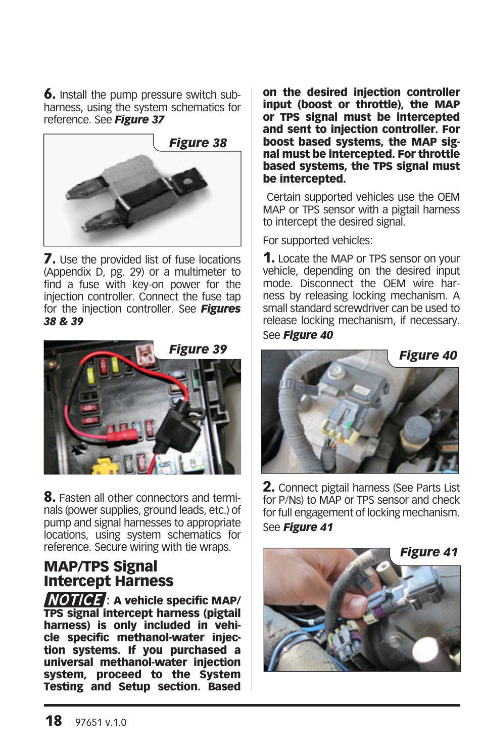 Map/tps signal intercept harness | Banks Power Universal Car & Truck: (Gas or Diesel ’50 - 14 Universal) Water-Methanol: Straight-Shot and Double Shot, Vehicle specific applications User Manual | Page 18 / 32