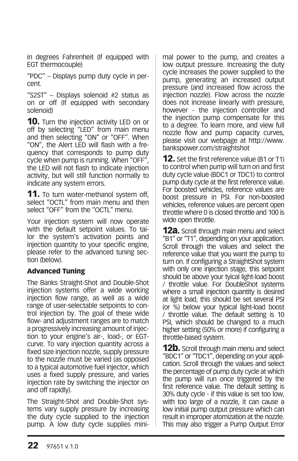 Banks Power Universal Car & Truck: (Gas or Diesel ’50 - 14 Universal) Water-Methanol: Straight-Shot and Double Shot, Vehicle specific applications User Manual | Page 22 / 32