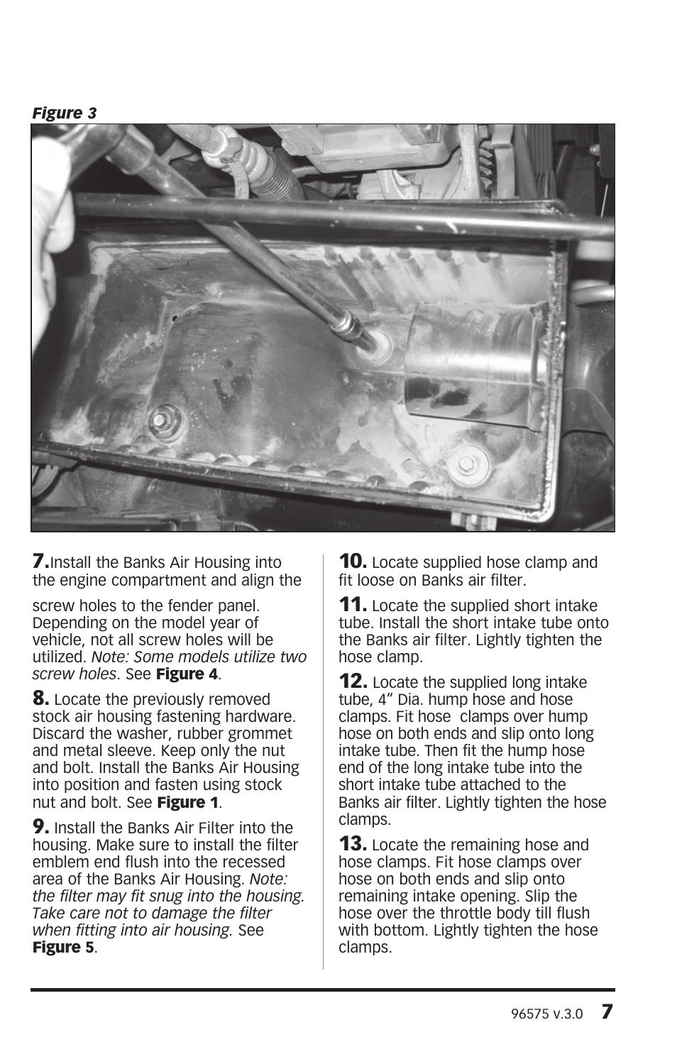 Banks Power Jeep Trucks: (Gas ’91 - 06 Wrangler 4.0L) Intake- Ram-Air intake system '97-06 Jeep 4.0L User Manual | Page 7 / 12