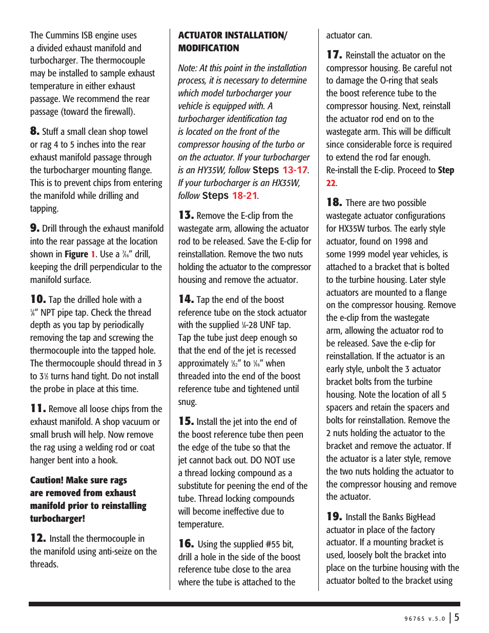 Banks Power Dodge Trucks: (Diesel ’98 - 02 5.9L Cummins ISB) Power Systems- Stinger & Git-Kit Systems (does not connect to pump wire) User Manual | Page 5 / 20