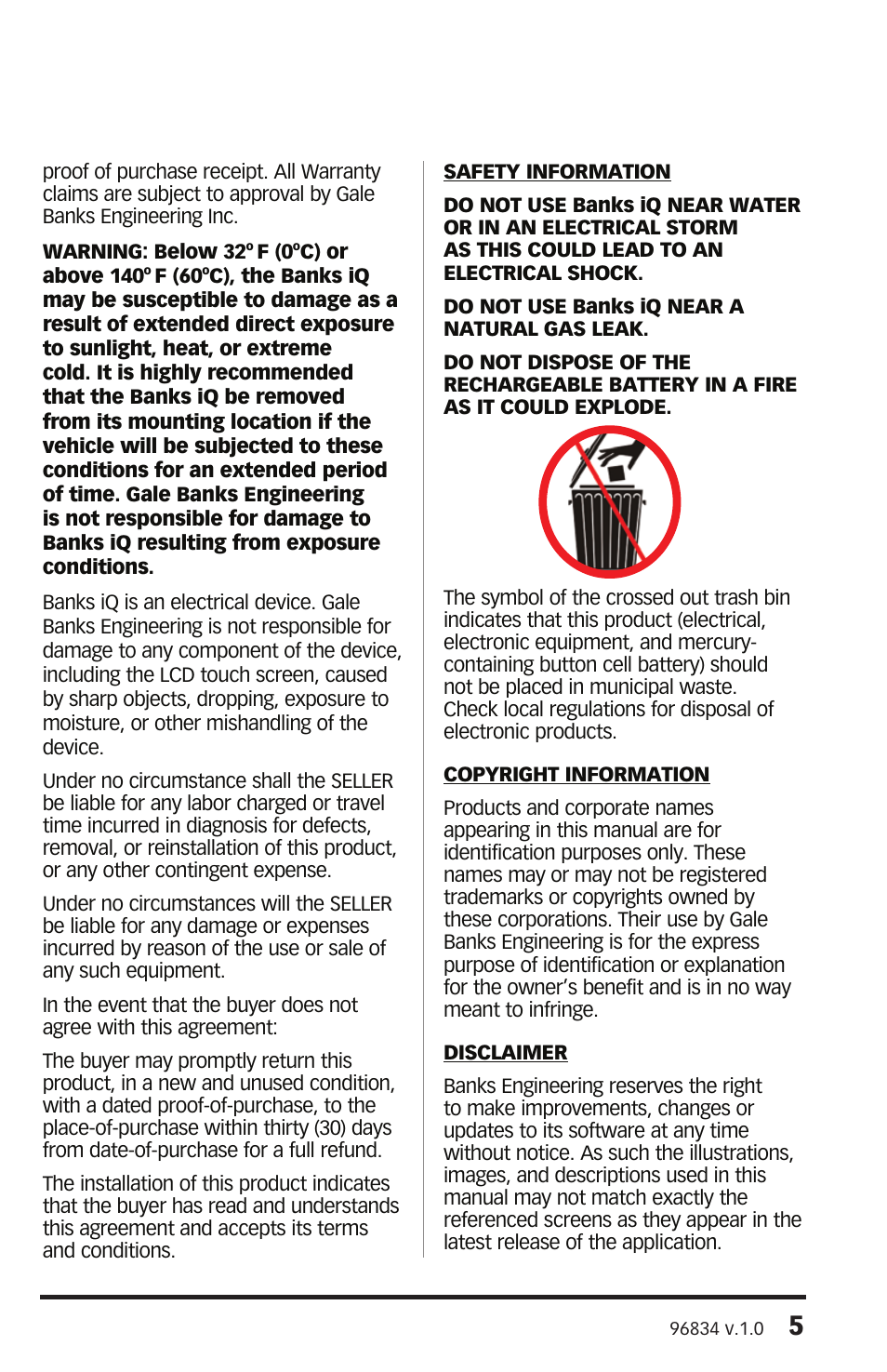 Banks Power Ford Trucks: (Diesel ’03 - 07 6.0L Power Stroke) Interface- Banks iQ 2.0 Ford(03-10), Chevy(01-10), Dodge(03-07) User Manual | Page 5 / 52