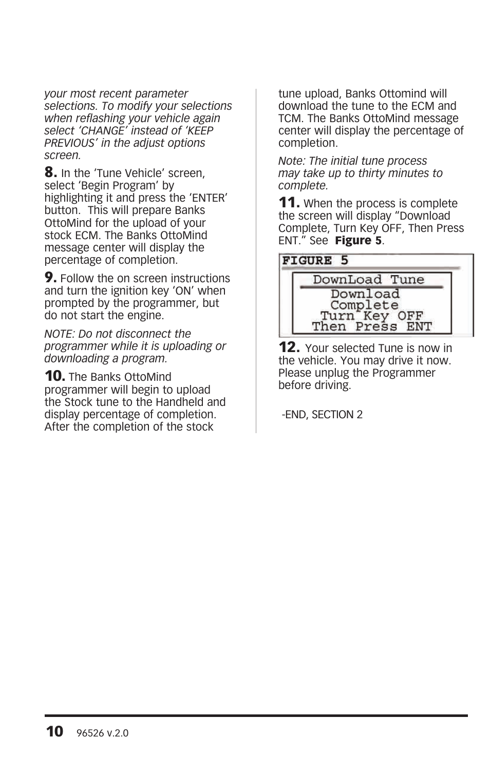 Banks Power Ford Trucks: (Diesel ’99 - 03 7.3L Power Stroke) Programmer- OttoMind Programmer User Manual | Page 10 / 16