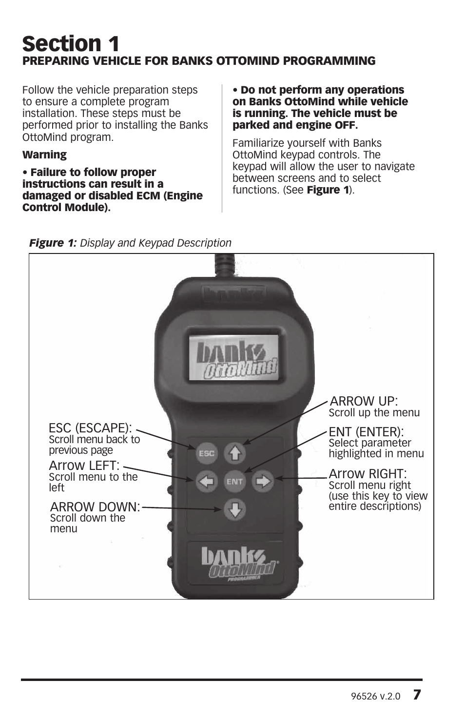 Banks Power Ford Trucks: (Diesel ’99 - 03 7.3L Power Stroke) Programmer- OttoMind Programmer User Manual | Page 7 / 16