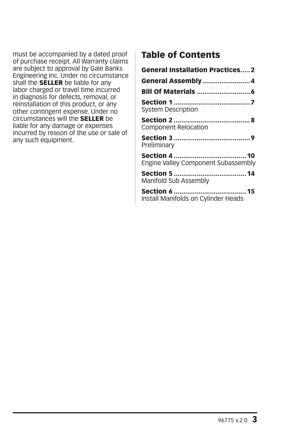 Banks Power Chevy_GMC Trucks: Duramax LB7 (Diesel ’01 - 04 6.6L) Intake- Big Hoss Intake Manifold System '01-07 User Manual | Page 3 / 20