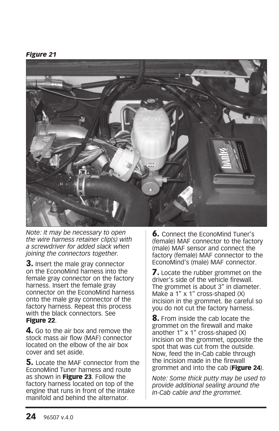 Banks Power Chevy_GMC Trucks: Duramax LMM (Diesel ’07 - 10 6.6L) Power Systems- PowerPack & Stinger w_EconoMind ('07-09) LMM (PDA) Compatible w_Optional PowerPDA User Manual | Page 24 / 60