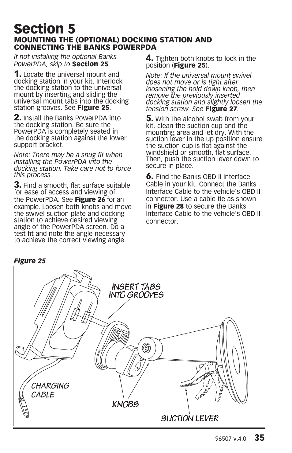 Charging cable | Banks Power Chevy_GMC Trucks: Duramax LMM (Diesel ’07 - 10 6.6L) Power Systems- PowerPack & Stinger w_EconoMind ('07-09) LMM (PDA) Compatible w_Optional PowerPDA User Manual | Page 35 / 60