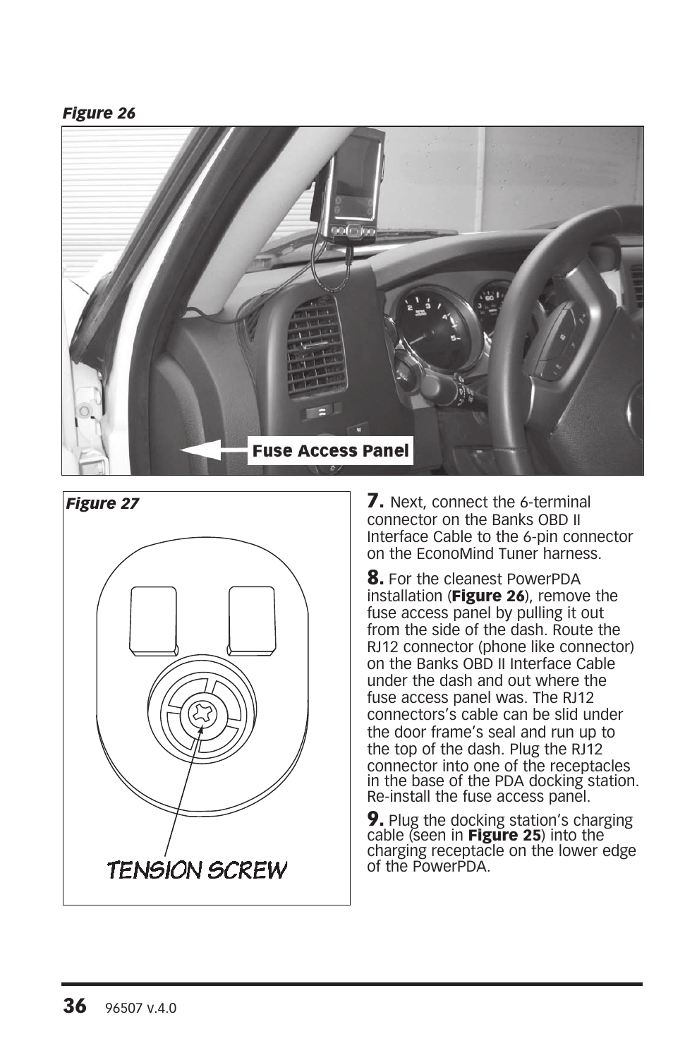 Banks Power Chevy_GMC Trucks: Duramax LMM (Diesel ’07 - 10 6.6L) Power Systems- PowerPack & Stinger w_EconoMind ('07-09) LMM (PDA) Compatible w_Optional PowerPDA User Manual | Page 36 / 60