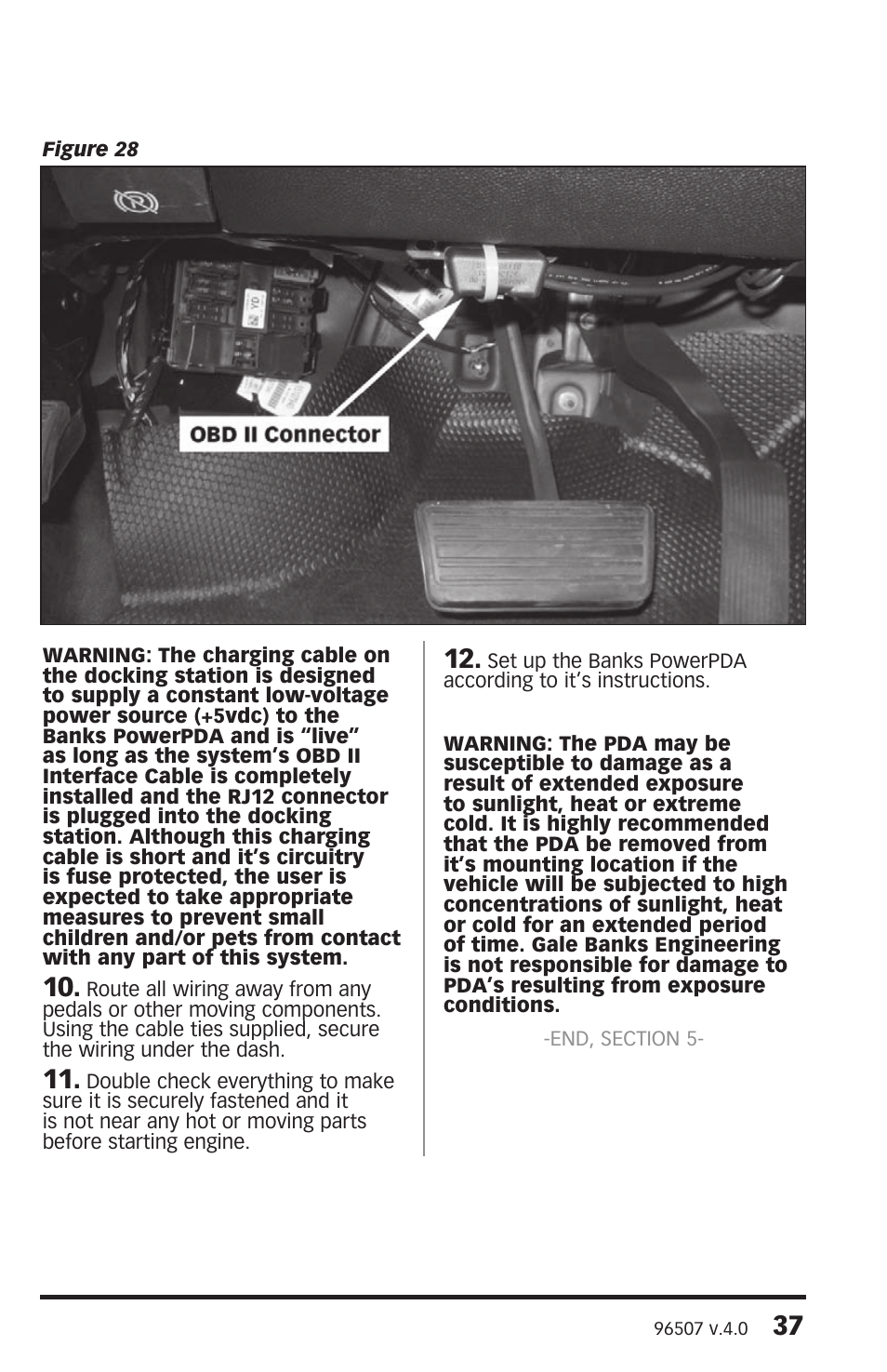 Banks Power Chevy_GMC Trucks: Duramax LMM (Diesel ’07 - 10 6.6L) Power Systems- PowerPack & Stinger w_EconoMind ('07-09) LMM (PDA) Compatible w_Optional PowerPDA User Manual | Page 37 / 60