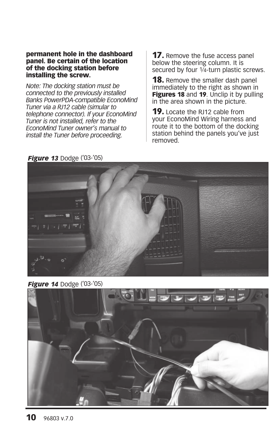 Banks Power Ford Trucks: (Diesel ’03 - 07 6.0L Power Stroke) Interface- PowerPDA For use with EconoMind Ford (03-09), Chevy(01-08), Dodge (03-07) User Manual | Page 10 / 34