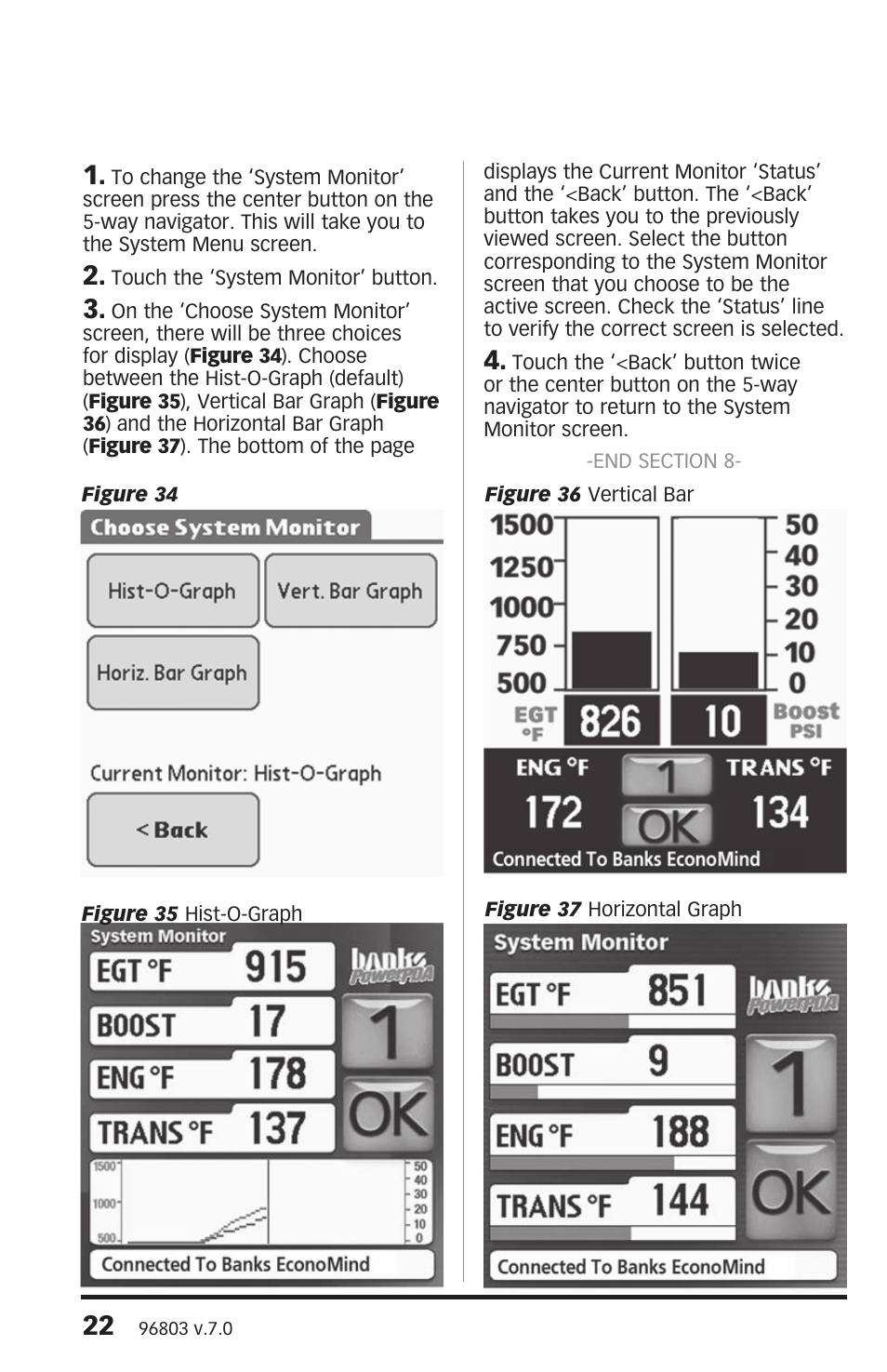 Banks Power Ford Trucks: (Diesel ’03 - 07 6.0L Power Stroke) Interface- PowerPDA For use with EconoMind Ford (03-09), Chevy(01-08), Dodge (03-07) User Manual | Page 22 / 34