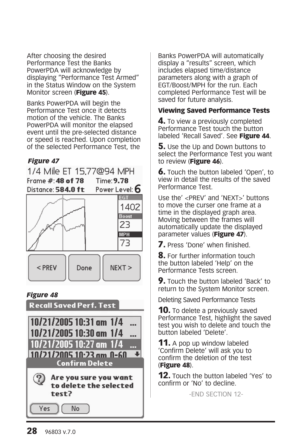 Banks Power Ford Trucks: (Diesel ’03 - 07 6.0L Power Stroke) Interface- PowerPDA For use with EconoMind Ford (03-09), Chevy(01-08), Dodge (03-07) User Manual | Page 28 / 34