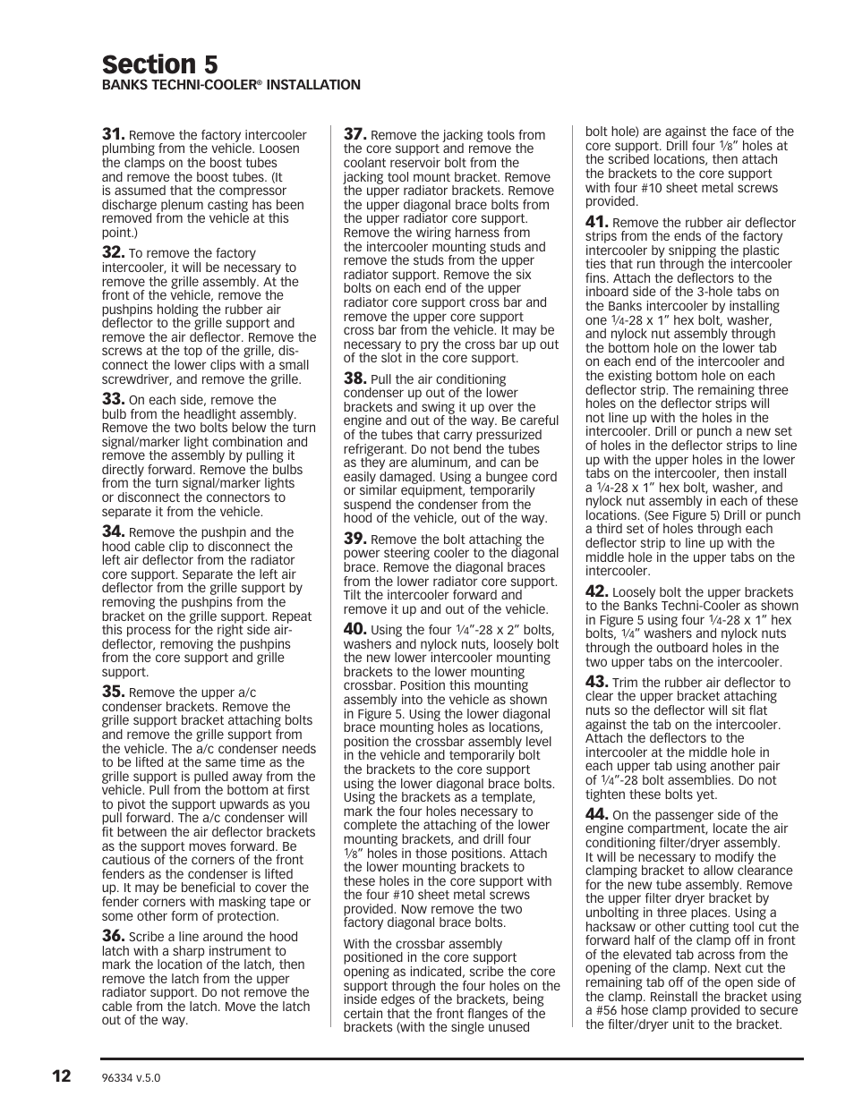 Banks Power Ford Trucks: (Diesel ’99 - 03 7.3L Power Stroke) Power Systems- Stinger, Stinger-Plus & PowerPack systems '19991_2-2003 F250_F350 Trucks & Excursion (non-cat) User Manual | Page 12 / 24
