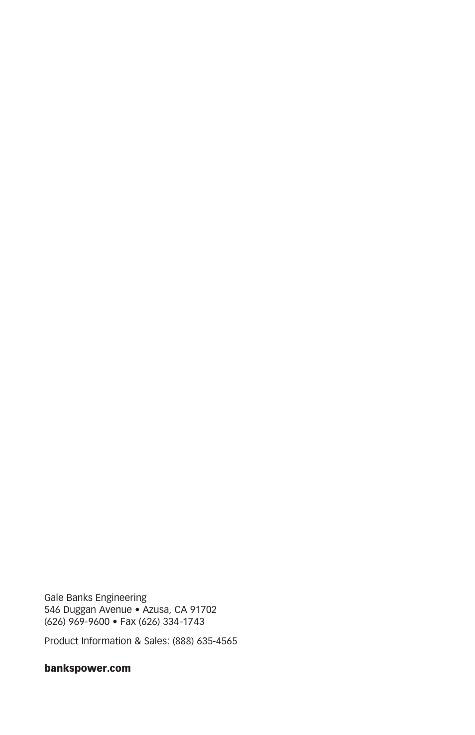 Banks Power Ford Trucks: (Diesel ’03 - 07 6.0L Power Stroke) Interface- Banks Navigation For use with Banks iQ User Manual | Page 20 / 20