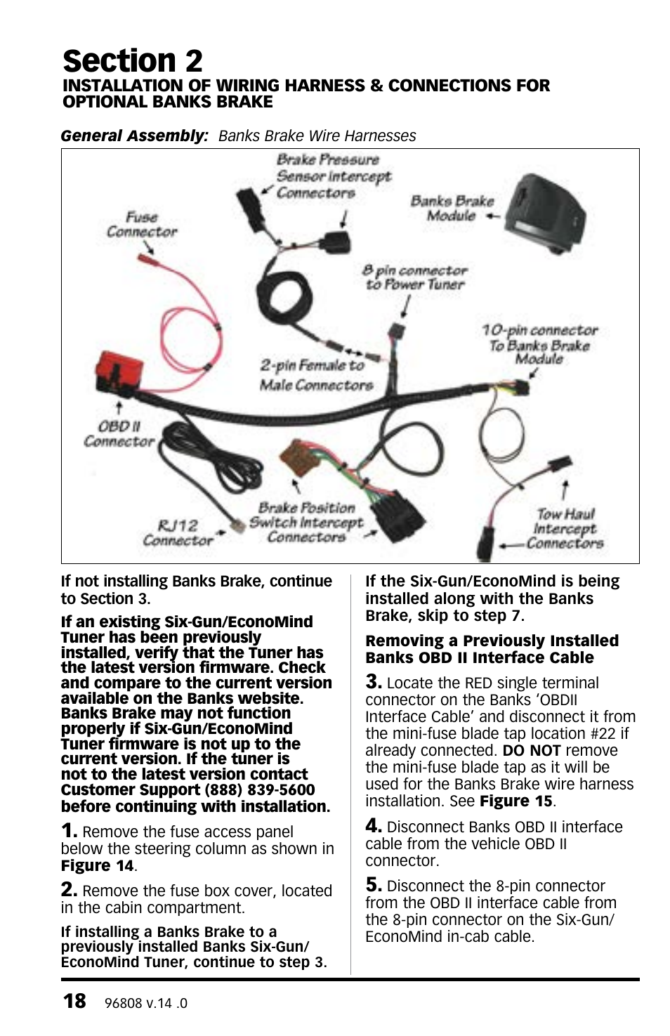 Banks Power Ford Trucks: (Diesel ’03 - 07 6.0L Power Stroke) Tuner- Six-Gun Diesel Tuner w_Optional Banks Brake & Speed-Loader '03-07 For use with Six-Gun_EconoMind Selector Switch User Manual | Page 18 / 44