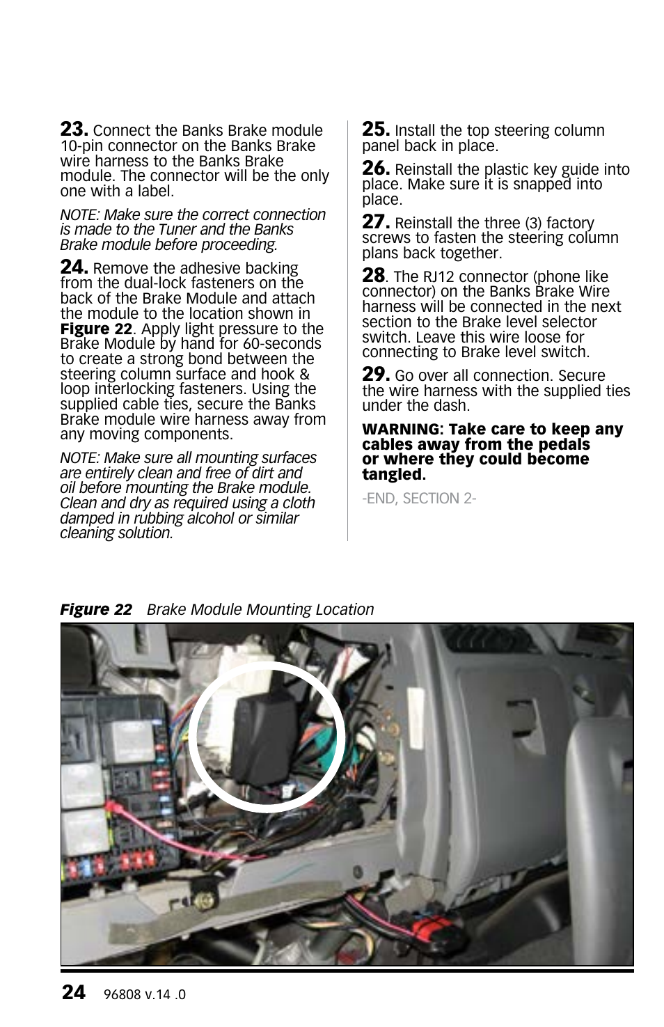 Banks Power Ford Trucks: (Diesel ’03 - 07 6.0L Power Stroke) Tuner- Six-Gun Diesel Tuner w_Optional Banks Brake & Speed-Loader '03-07 For use with Six-Gun_EconoMind Selector Switch User Manual | Page 24 / 44