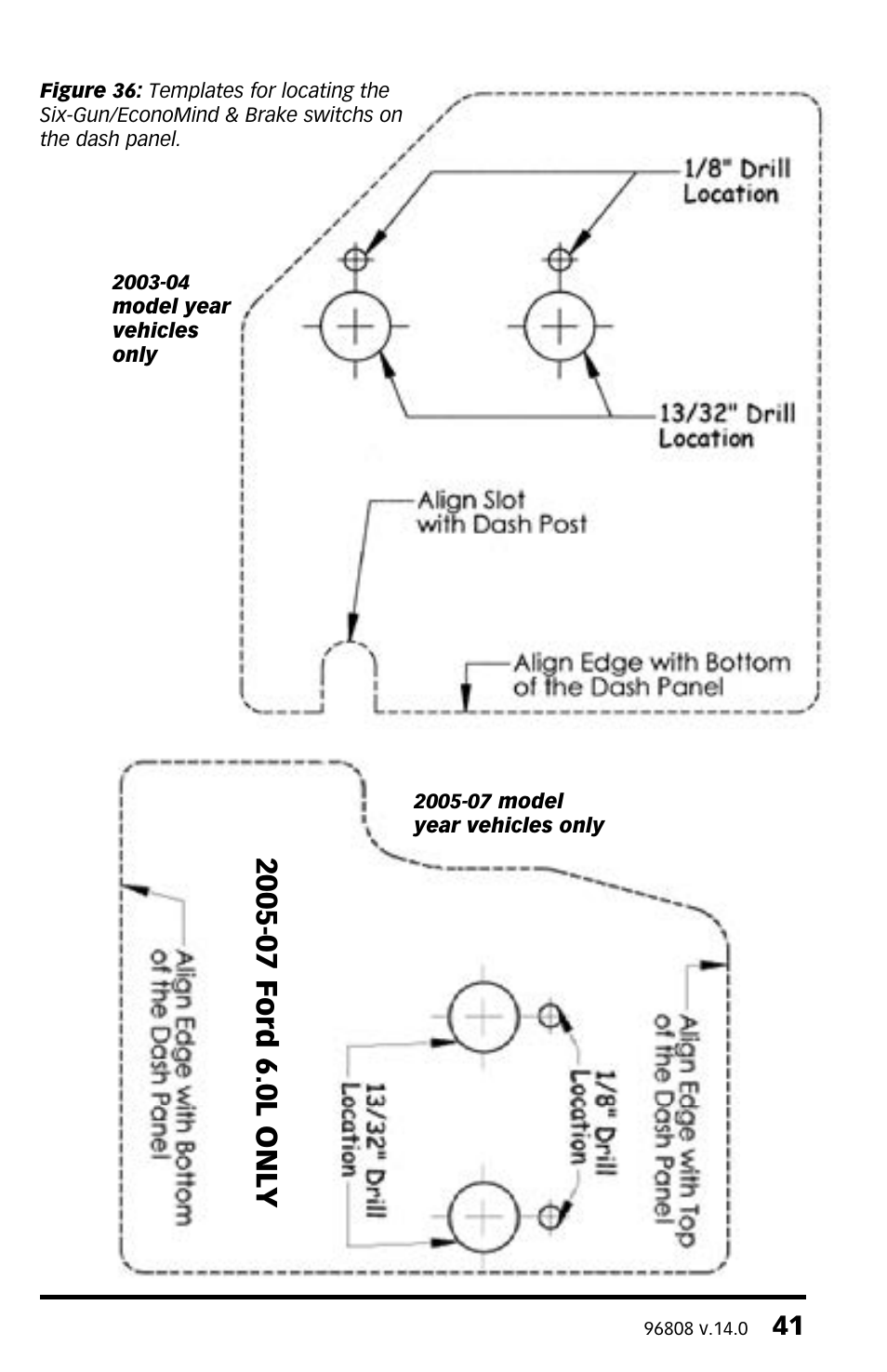 Banks Power Ford Trucks: (Diesel ’03 - 07 6.0L Power Stroke) Tuner- Six-Gun Diesel Tuner w_Optional Banks Brake & Speed-Loader '03-07 For use with Six-Gun_EconoMind Selector Switch User Manual | Page 41 / 44