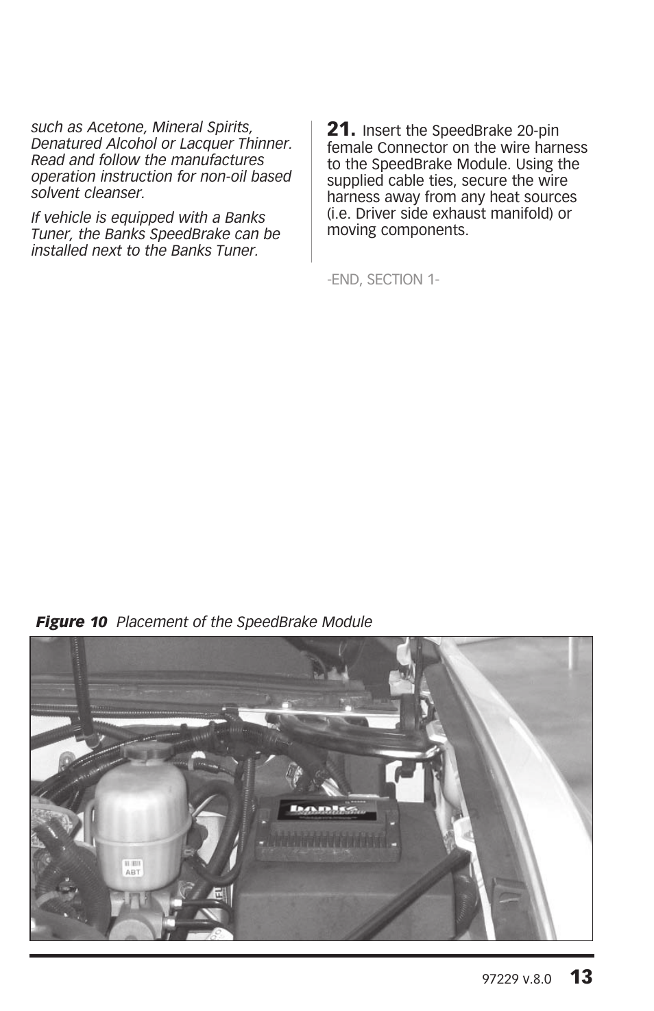 Banks Power Chevy_GMC Trucks: Duramax LMM (Diesel ’07 - 10 6.6L) Speed Control- SpeedBrake '07-08 (PDA) For use with PowerPDA User Manual | Page 13 / 20