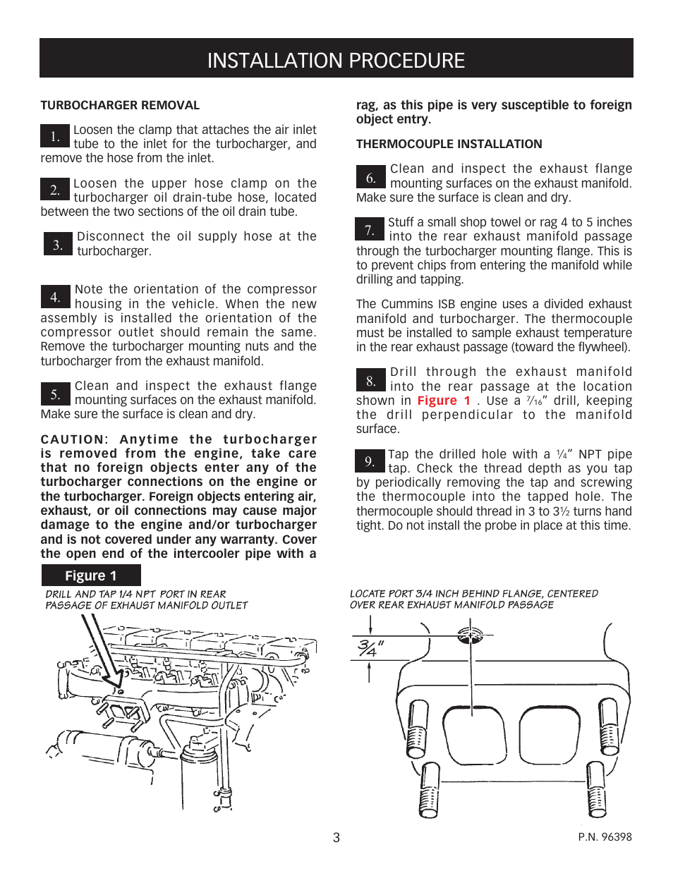 Installation procedure | Banks Power Cummins Motorhomes: (Diesel ’98 - 03 ISB 5.9L) PowerPack TLC & Stinger TLC systems w_OttoMind Module 5.9L, Class-A MHExcept Comon Rail User Manual | Page 3 / 14