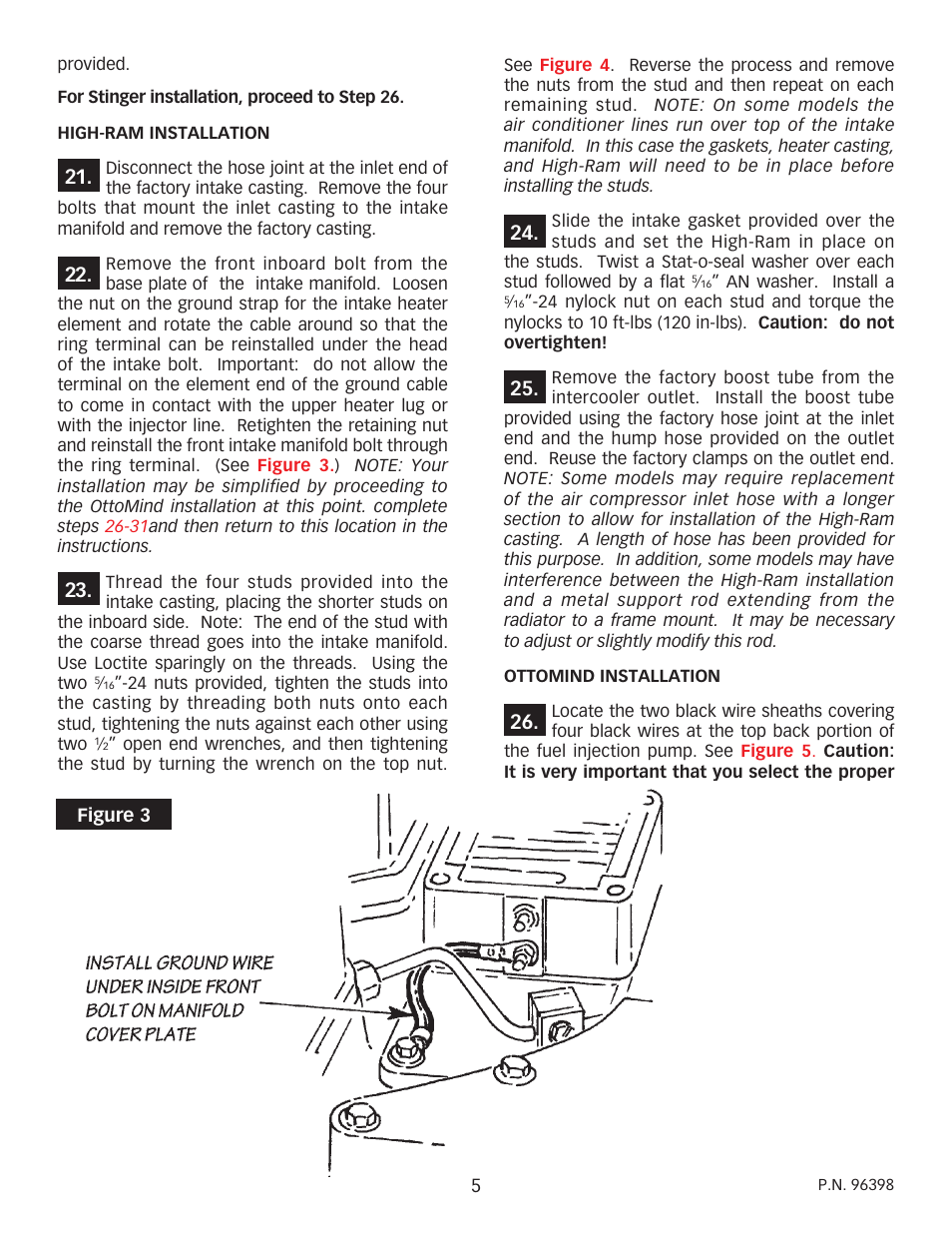 Banks Power Cummins Motorhomes: (Diesel ’98 - 03 ISB 5.9L) PowerPack TLC & Stinger TLC systems w_OttoMind Module 5.9L, Class-A MHExcept Comon Rail User Manual | Page 5 / 14