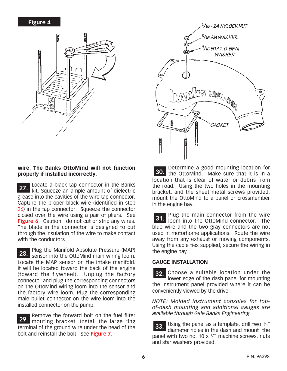 Banks Power Cummins Motorhomes: (Diesel ’98 - 03 ISB 5.9L) PowerPack TLC & Stinger TLC systems w_OttoMind Module 5.9L, Class-A MHExcept Comon Rail User Manual | Page 6 / 14