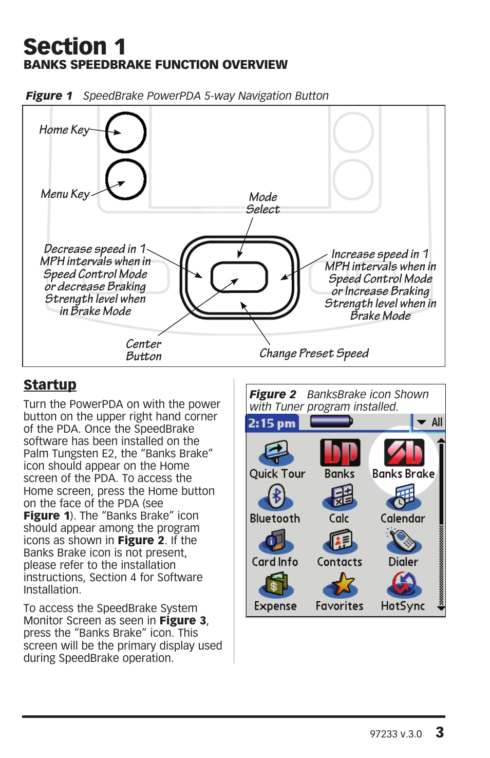 Banks Power Chevy_GMC Trucks: Duramax LLY-LBZ (Diesel ’06 - 07 6.6L) Speed Control- SpeedBrake, Advance User Manual '06-08 (PDA) For use with PowerPDA User Manual | Page 3 / 12