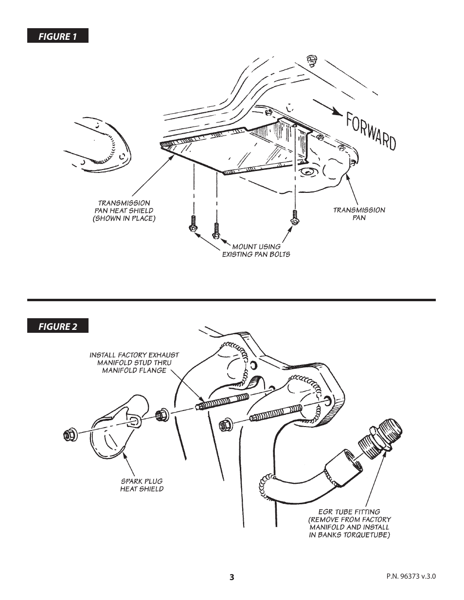 Banks Power GM Motorhomes: (Gas ’96 - 00 7.4L Vortec) PowerPack system (EFI Vortec, P30 chassis) User Manual | Page 3 / 12