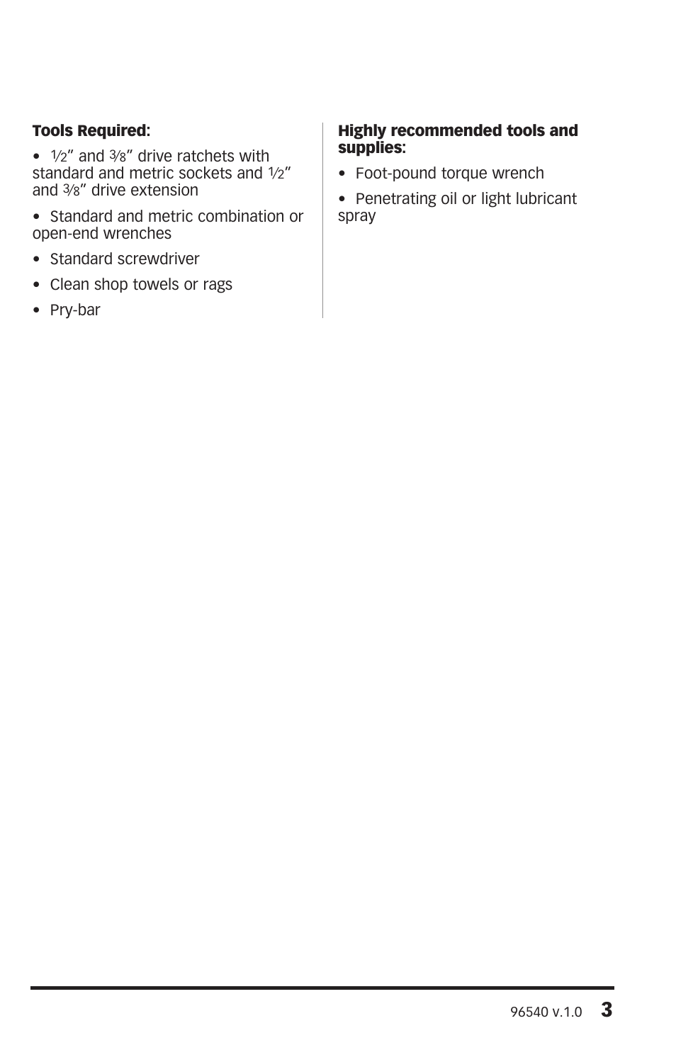 Banks Power Chevy_GMC Trucks: Gas ’99 - 14 4.3,4.8,5.3,6.0,6.2,8.1 Exhaust- Monster Exhaust, Single Passenger side exit '07 Chevy Avalanche 5.3L & 6.0L V-8 User Manual | Page 3 / 12