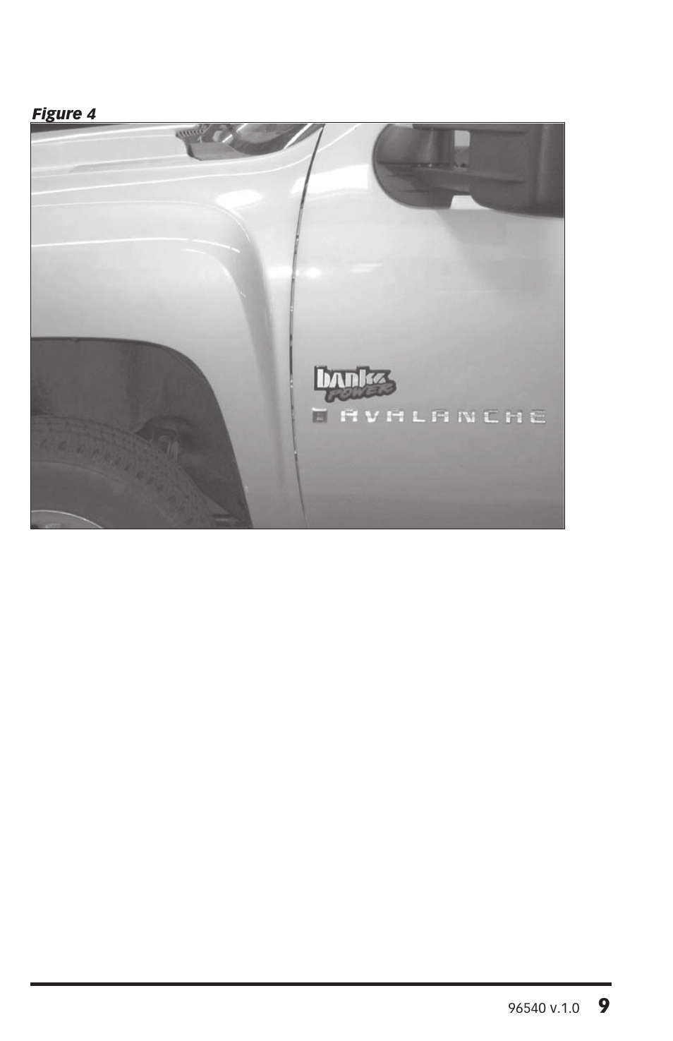 Banks Power Chevy_GMC Trucks: Gas ’99 - 14 4.3,4.8,5.3,6.0,6.2,8.1 Exhaust- Monster Exhaust, Single Passenger side exit '07 Chevy Avalanche 5.3L & 6.0L V-8 User Manual | Page 9 / 12