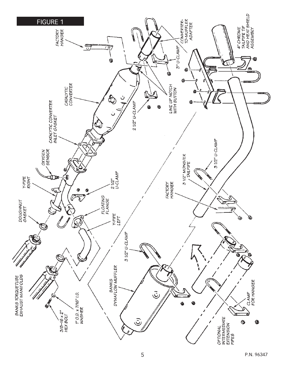Banks Power Ford Motorhomes: (Gas ’93 - 98 7.5L Class-A) PowerPack System (Class-A, JD_OK chassis) For Use w_ 460 EFI Engine User Manual | Page 5 / 12
