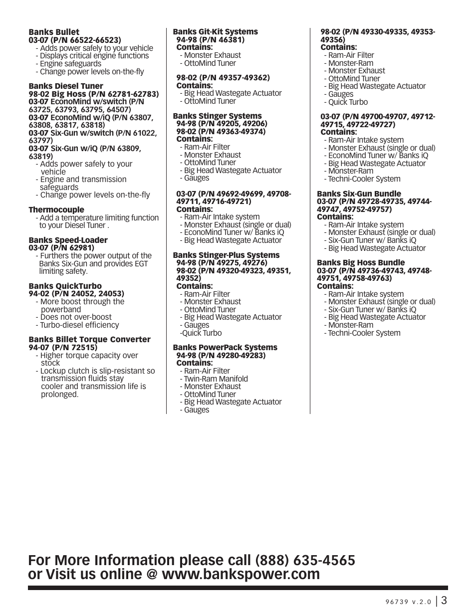 Banks Power Dodge Trucks: (Diesel ’94 - 98 5.9L Cummins) Forced Induction- BigHead Wastegate Actuator 1994-2004 Dodge ISB 5.9L Cummins User Manual | Page 3 / 6