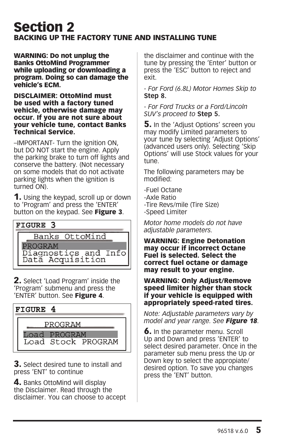 Banks Power Ford Trucks: (Gas ’04 - 08 F-150 V6 & V8) Programmer- AutoMind Programmer (Ford) User Manual | Page 5 / 12