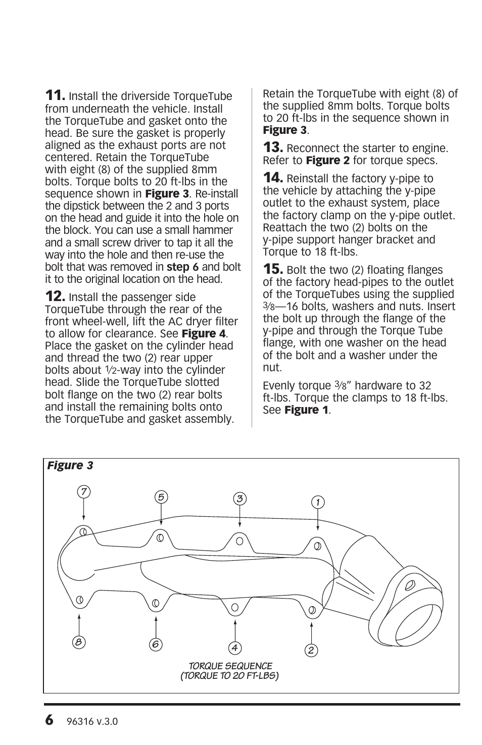 Banks Power Ford Trucks: (Gas ’04 - 08 F-150 V6 & V8) Exhaust- TorqueTube system '04-08 F-150 5.4L (late-body) User Manual | Page 6 / 8