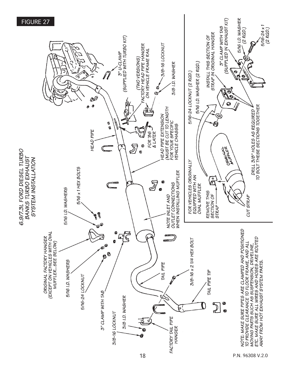 Banks Power Ford Trucks: (Diesel ’83 - 93 6.9 & 7.3L) Forced Induction- Sidewinder turbo system (Van) 6.9 & 7.3L User Manual | Page 18 / 24