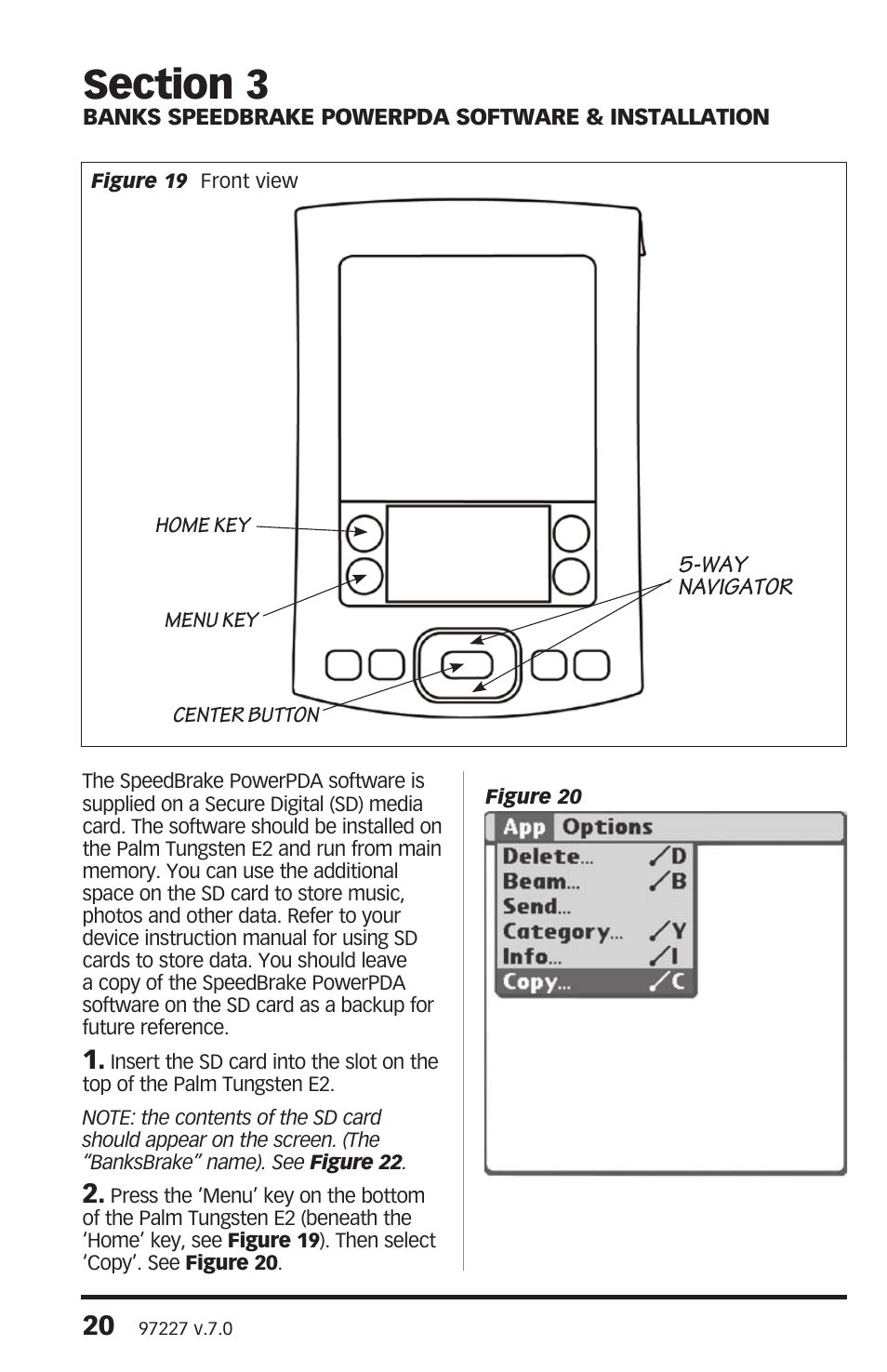 Banks Power Chevy_GMC Trucks: Duramax LLY-LBZ (Diesel ’06 - 07 6.6L) Speed Control- SpeedBrake '06-07 (PDA) For use with PowerPDA User Manual | Page 20 / 24