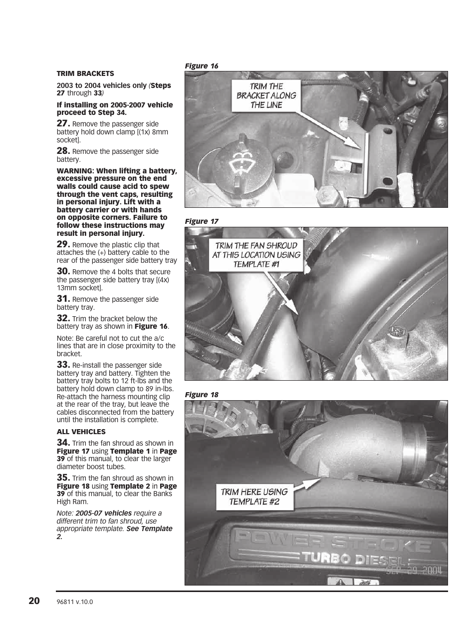 Banks Power Ford Trucks: (Diesel ’03 - 07 6.0L Power Stroke) Power Systems- PowerPack & Stinger w EconoMind ('03-07) Compatible w_ Optional PowerPDA User Manual | Page 20 / 42