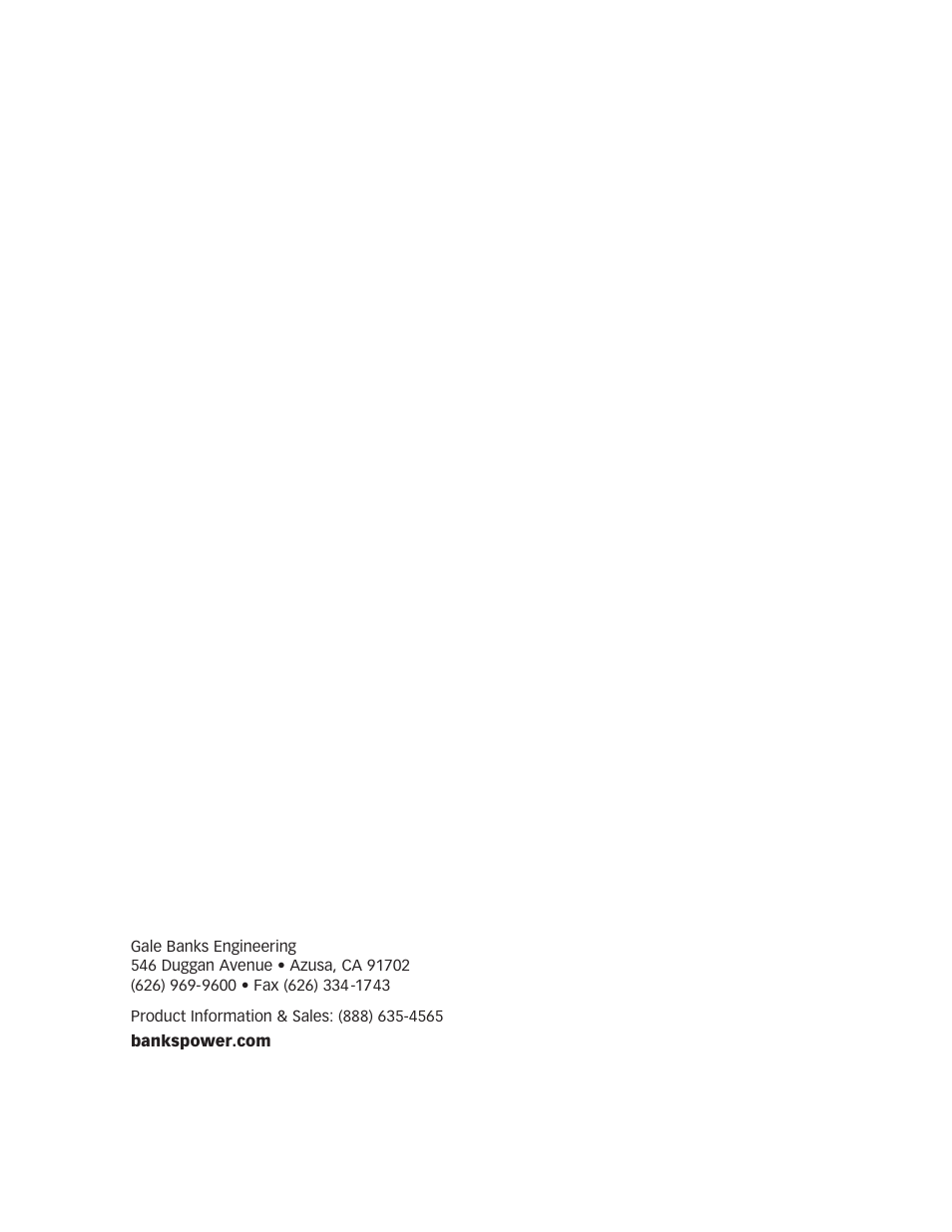 Banks Power Ford Trucks: (Diesel ’03 - 07 6.0L Power Stroke) Power Systems- PowerPack & Stinger w EconoMind ('03-07) Compatible w_ Optional PowerPDA User Manual | Page 42 / 42