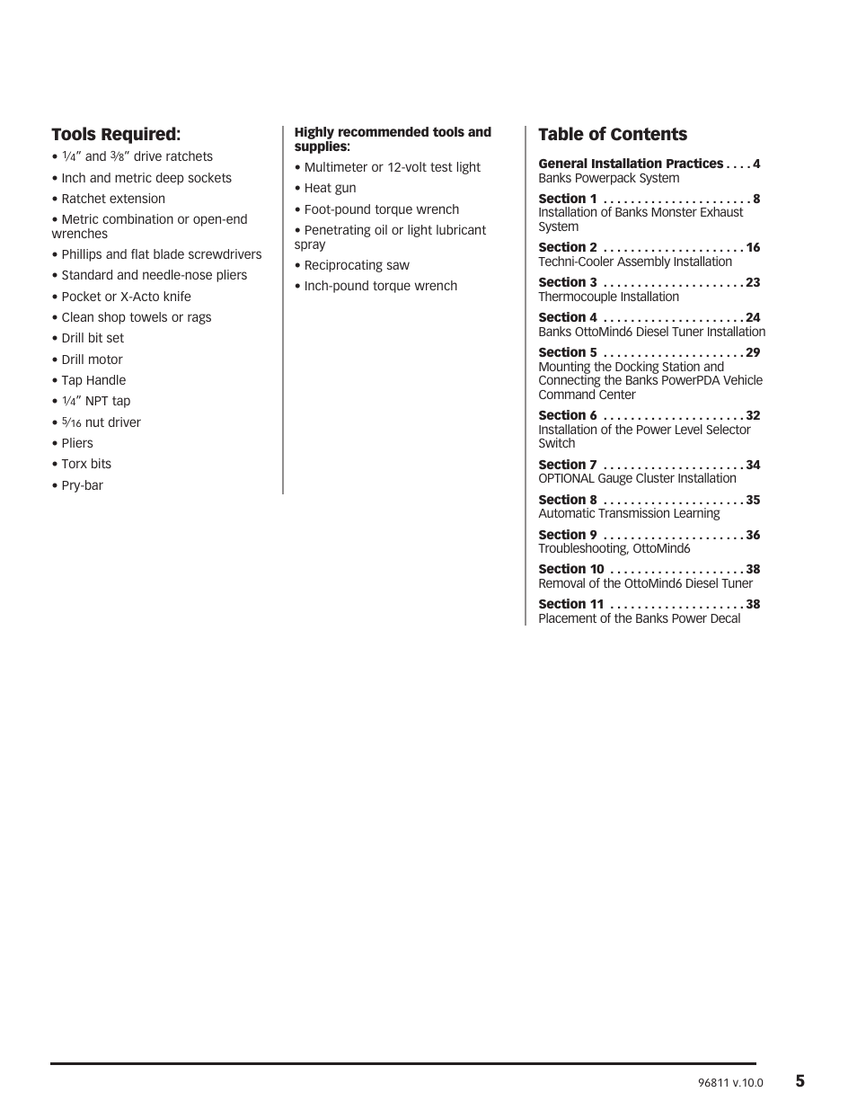 Banks Power Ford Trucks: (Diesel ’03 - 07 6.0L Power Stroke) Power Systems- PowerPack & Stinger w EconoMind ('03-07) Compatible w_ Optional PowerPDA User Manual | Page 5 / 42